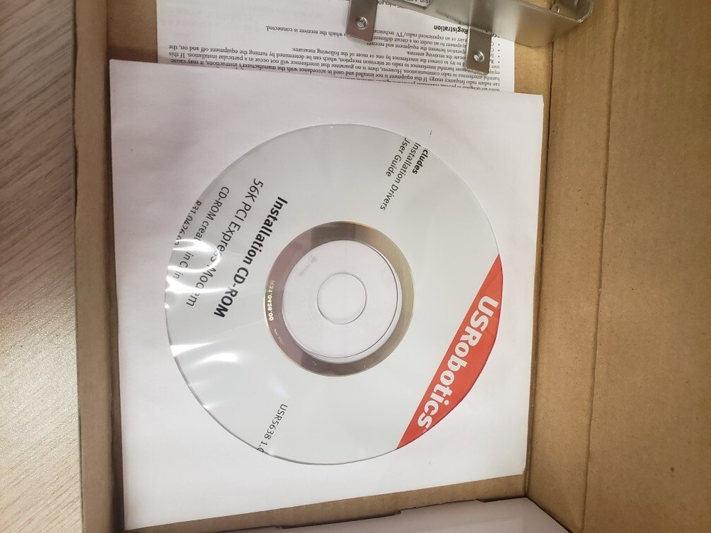 USRobotics USR5638 Fax Dial-Up Modem 56 Kbps PCIe