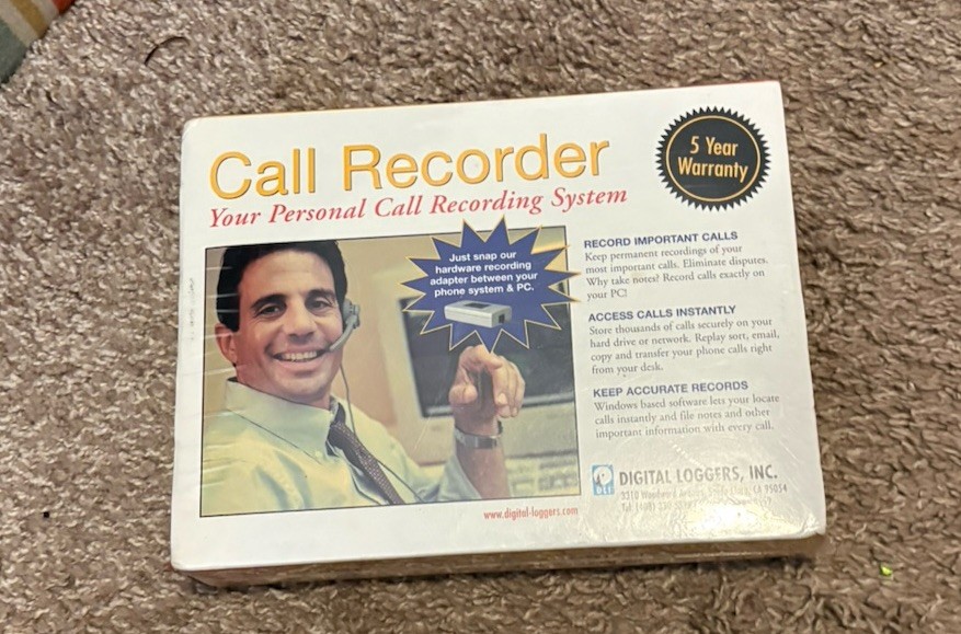 Personal Call Recorder USB-PC Digital Loggers New