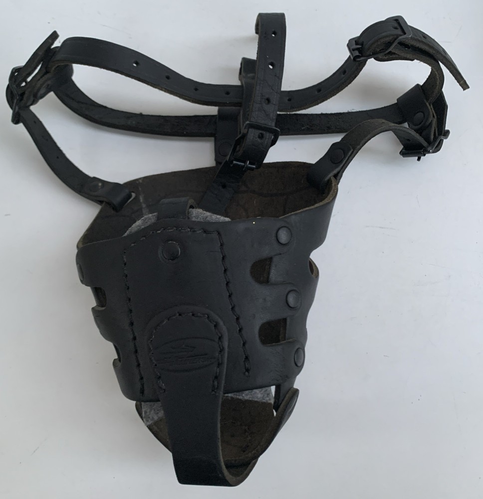 Impact Armor Leather Dog Muzzle K9 Training Police Working Dog