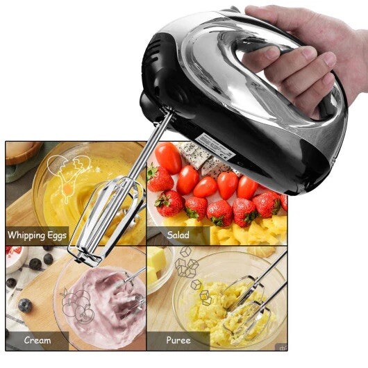 Stand Mixer, 5-Speed + Turbo, White