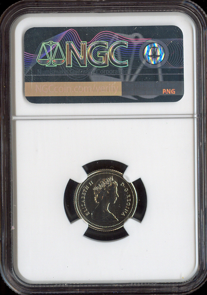 1987 Canada 10 Cents 10C NGC MS68 - Quality