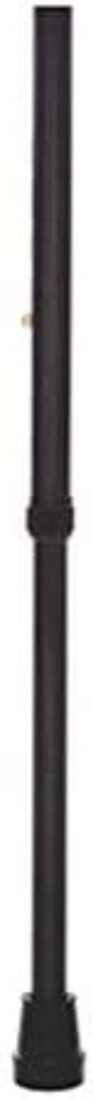 Supportive 3/4" Replacement Cane Tips - Durable Rubber with Metal Washer - Black