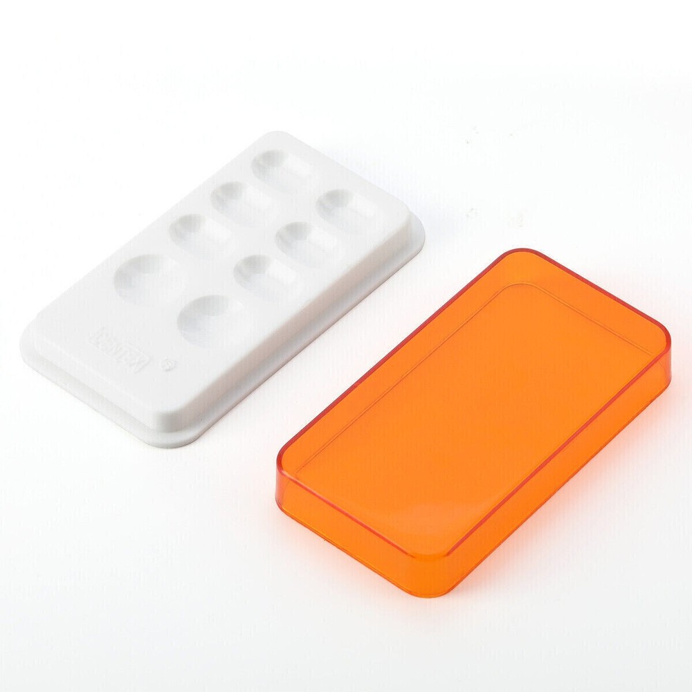 Dental 8Hole Light Storage Veneer Patch Storage Box Case Teeth Shading Light
