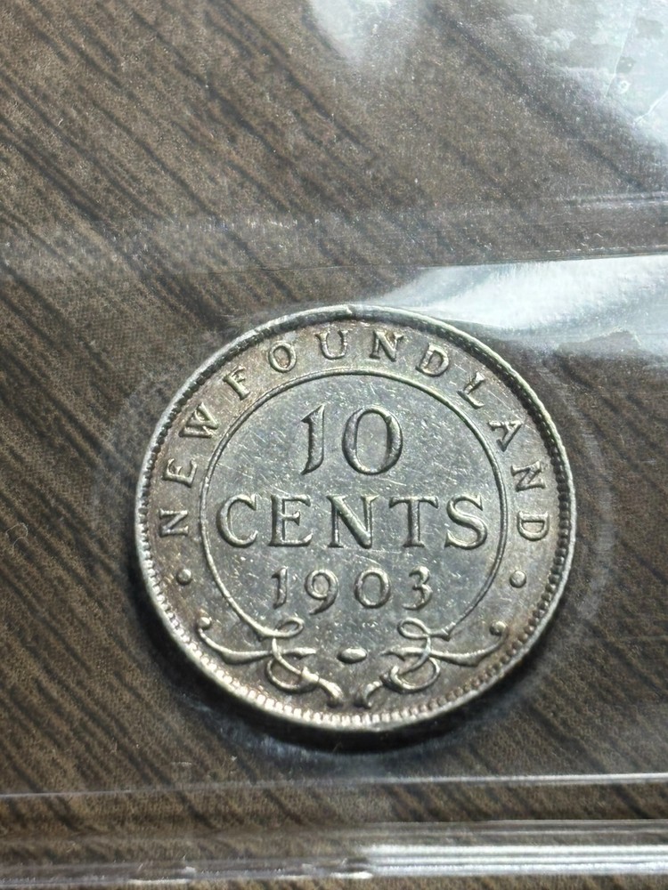 Newfoundland 10 Cent 1903 ICCS Graded VF-30