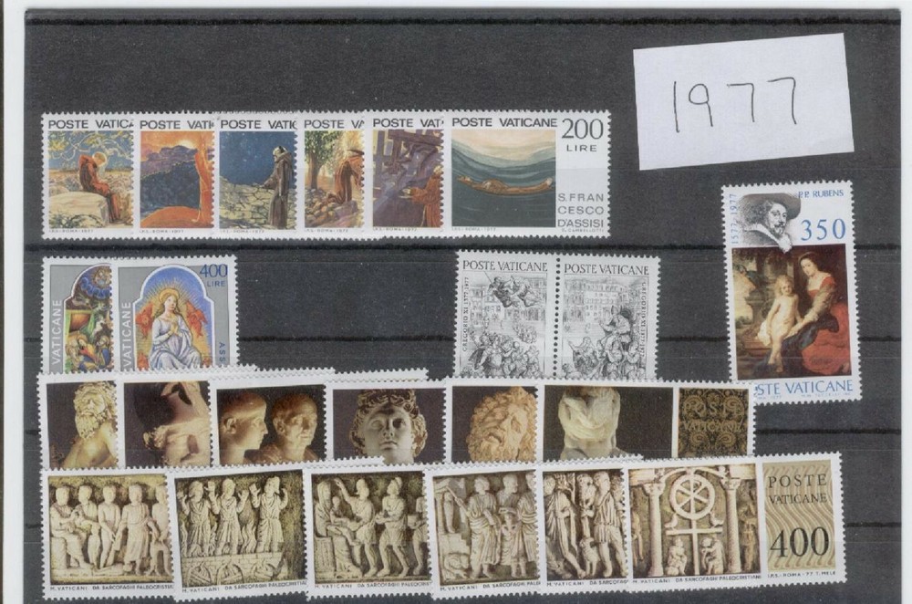 (FY77) Vatican Full yearset MNH 1977