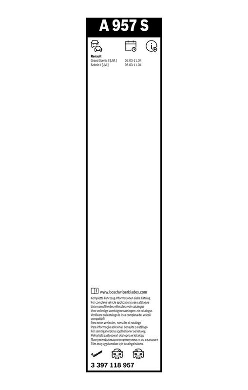 Wiper Blade BOSCH 3397118957