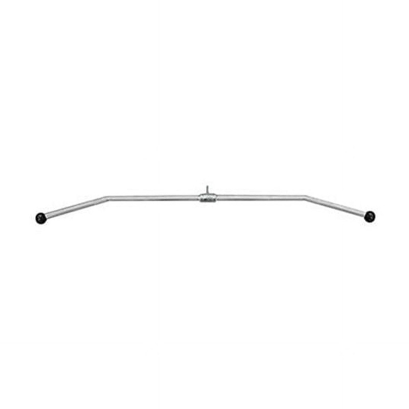48" x 1" Durable Chrome Lat Bar Pulldown and Low Row Cable Machine Attachments