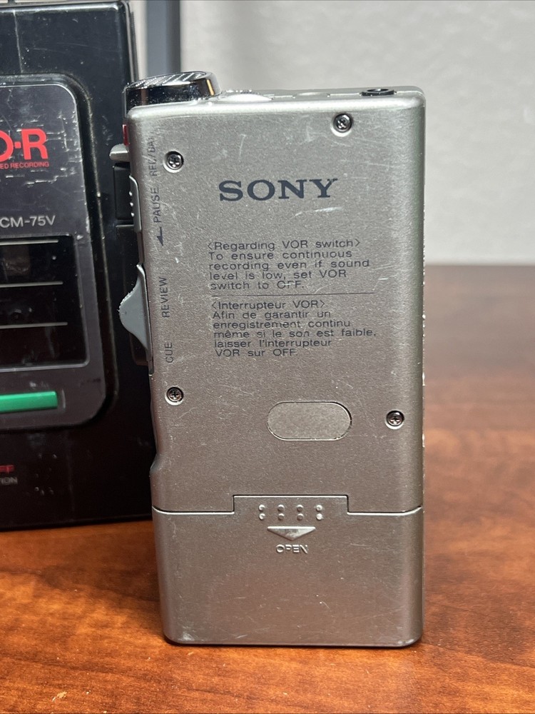 Powers On Doesn’t Work Sony Microcassette Recorder M-530V Voice Operated