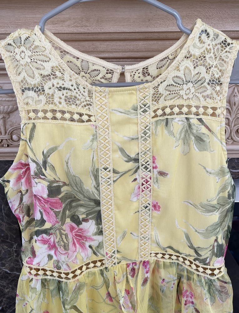 Ally B dress yellow 16