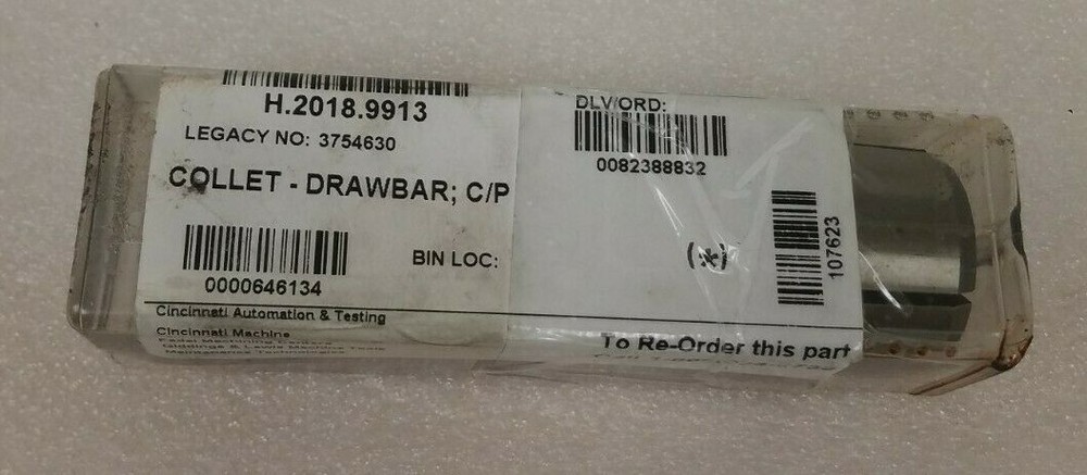 Cincinnati Machine Collet-Drawbar C/P H.2018.9913 (3754630)