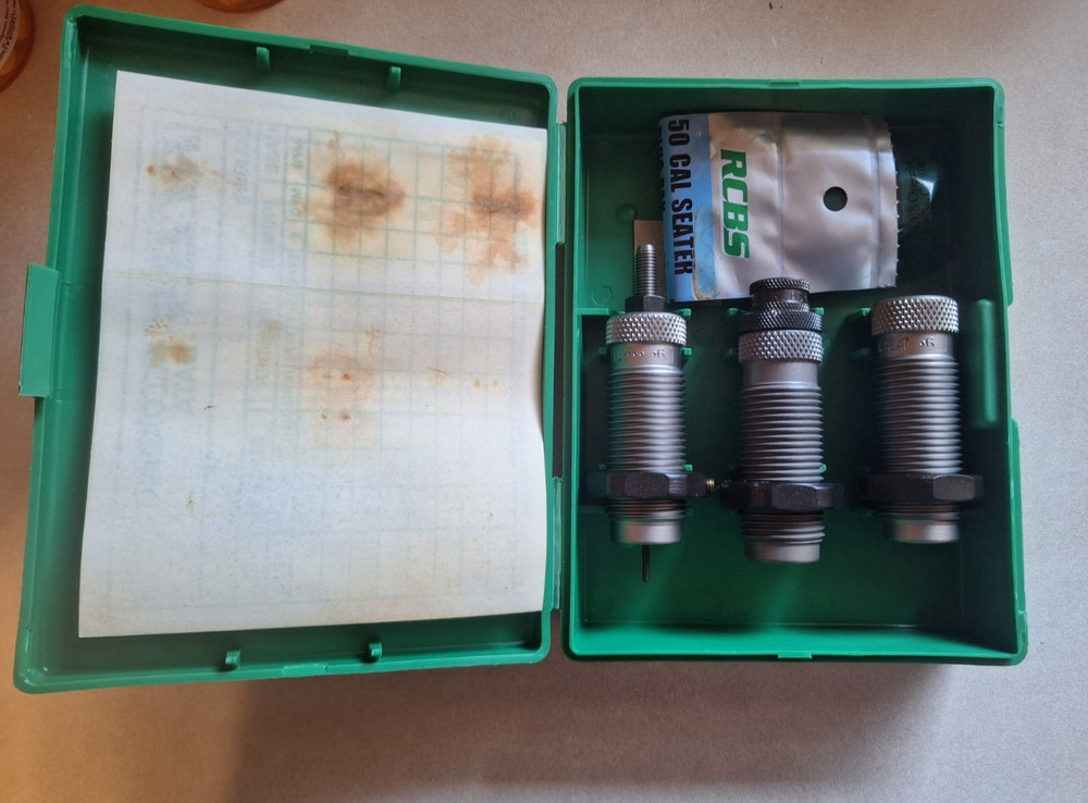 RCBS 22210 .50 Act-Exp 3-Die TC Set