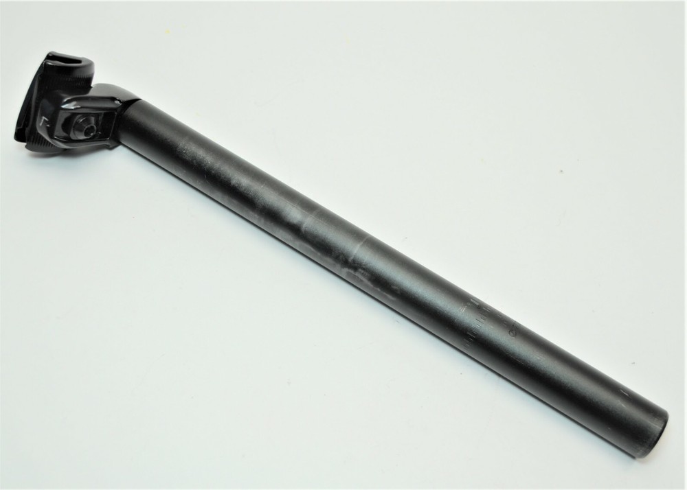 UNO MICRO ADJUSTABLE 27.2 MM BICYCLE SINGLE BOLT BLACK SEAT POST 350 MM TALL