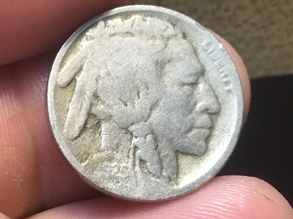 1925-D Buffalo Nickel, Restored Date, 1 Coin