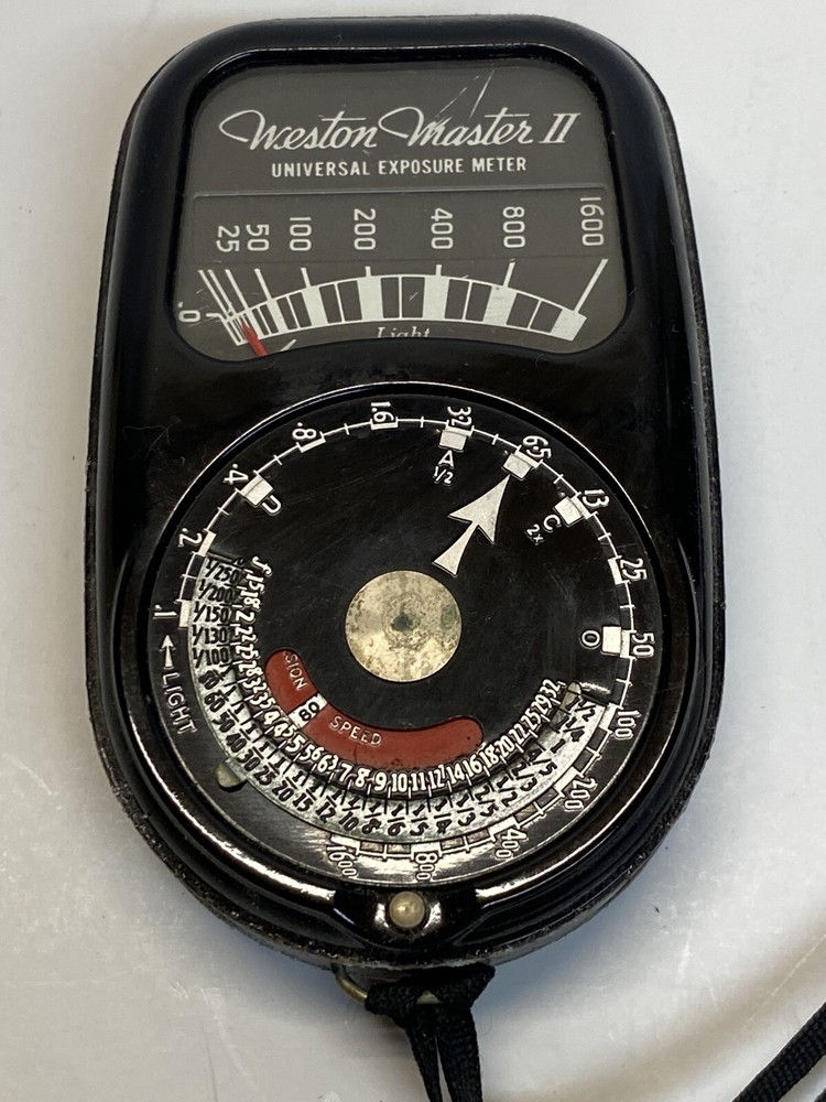 Vintage Weston Master II Universal Exposure Meter w/ Case