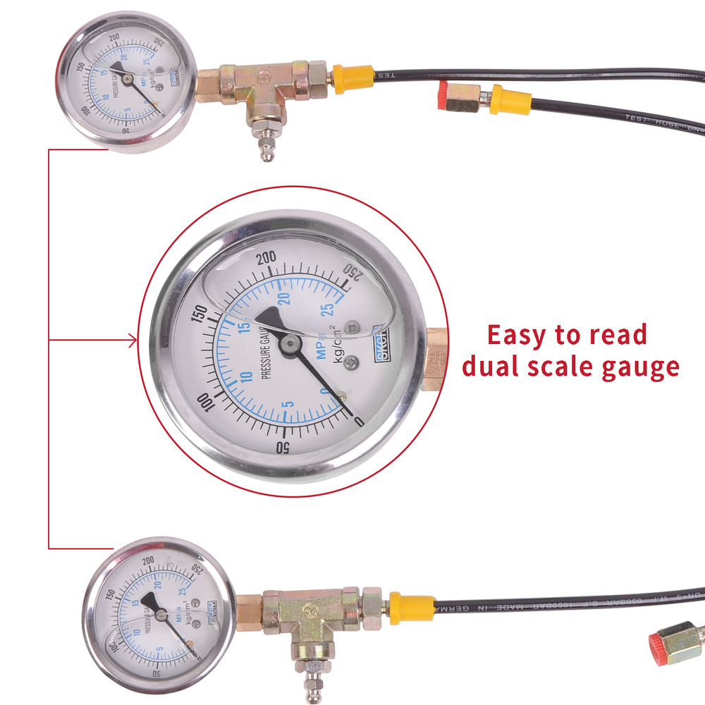 Brake Pressure Test Testing Kit Service Tools Master Cylinder Valve Mechanic Set