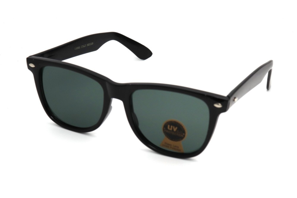 Basic square W2 II LARGE Sunglasses GLASS LENS 1408G