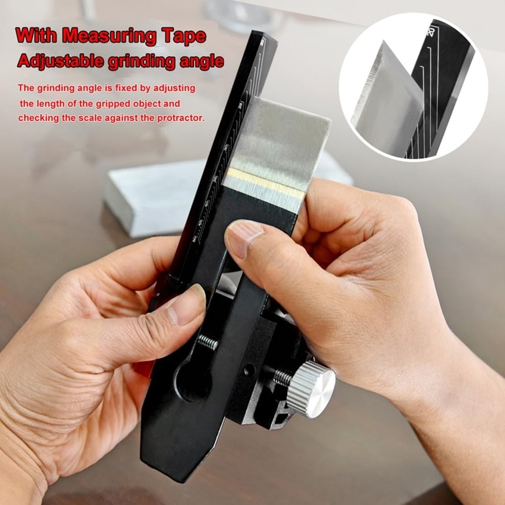 Versatile Chisel Sharpening Jig - Adjustable Honing Guide Fits 0-2.55 in Blades