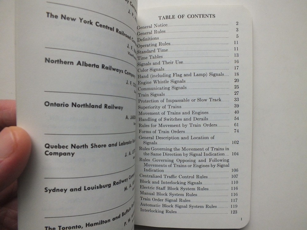 Uniform Code of Operating Rules; Revision of 1962