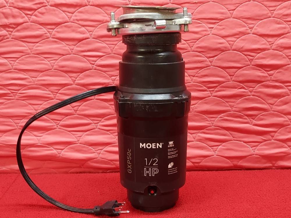 Used MOEN 1/2HP GXP50C Garbage Disposal Good Condition