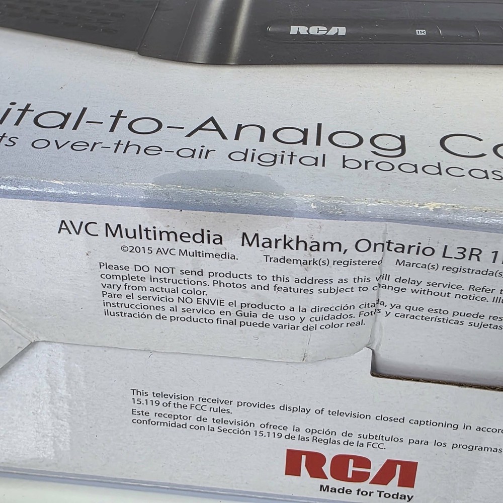 RCA Digital to Analog Converter Box