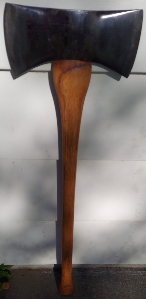 Vintage American Ax 3 3/4lb Double Bit Axe Amish Handle