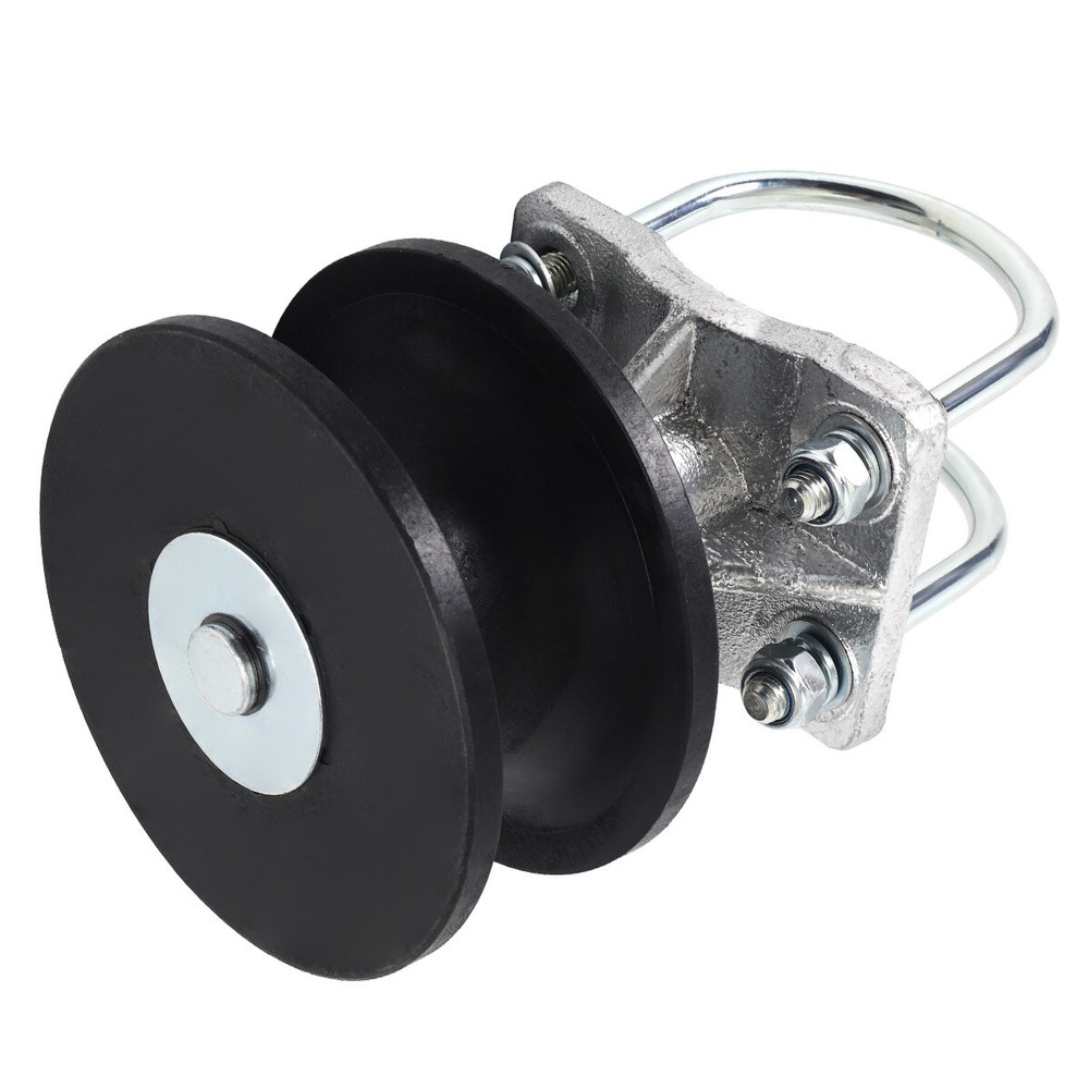 4" Round Post x 2" Square Gate Premium Nylon Cantilever Roller Gate Roller