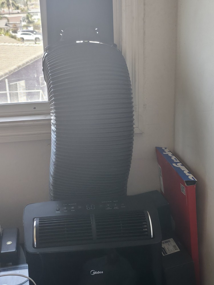 Midea Duo MAP12S1TBL Portable Air Conditioner - Black with Remote