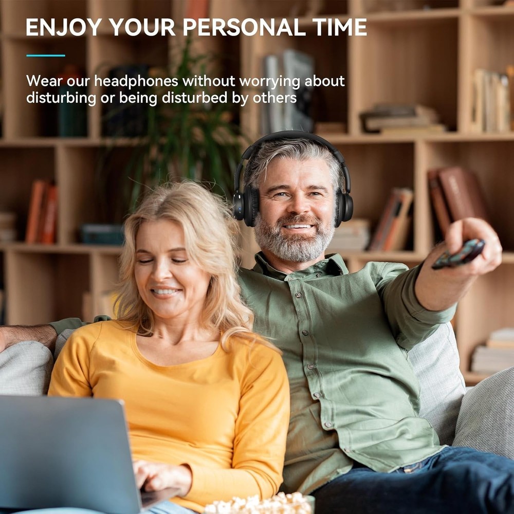 Mutbam M1 Bluetooth Wireless Headphones with Transmitter Charging Base