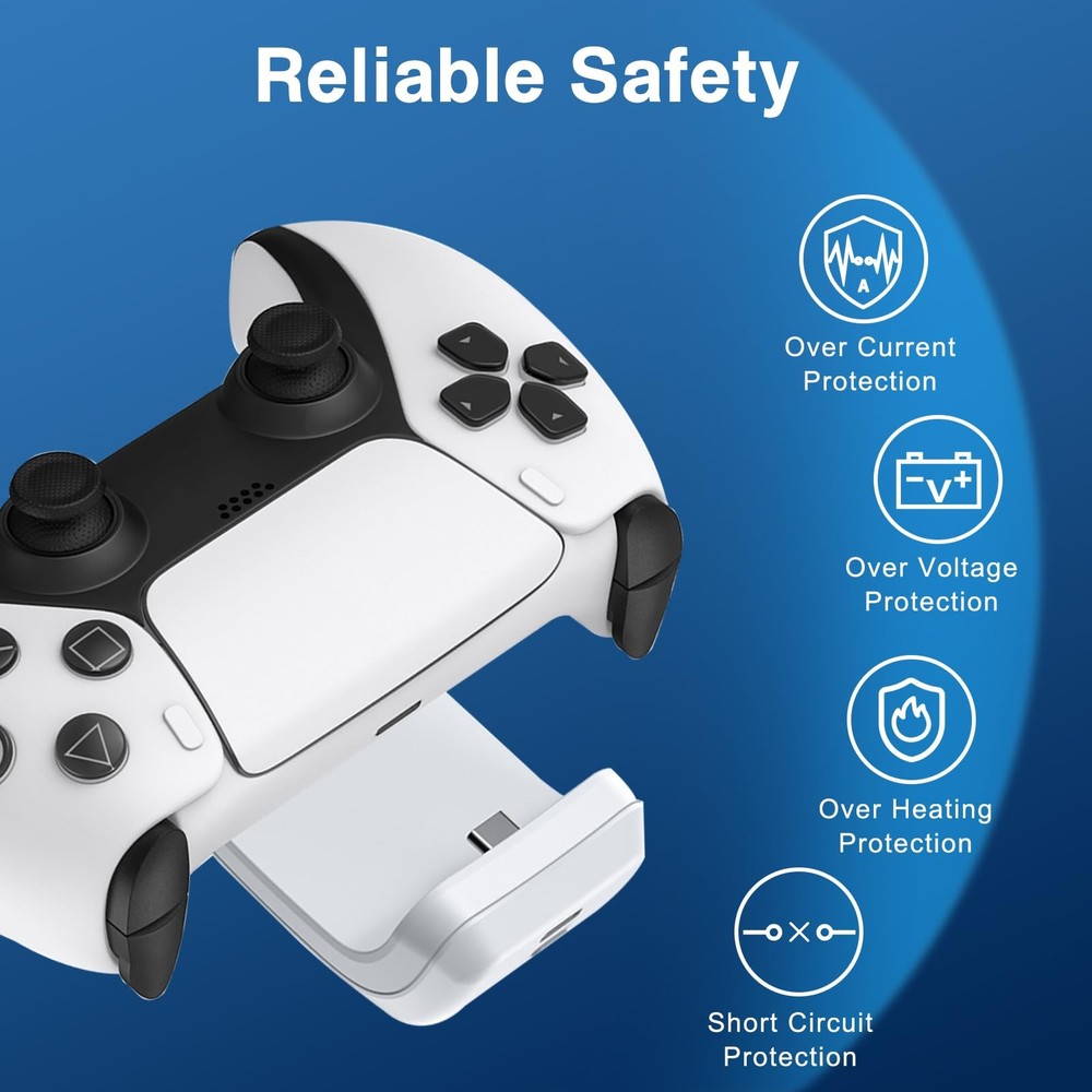 Uwayor 2X 3000mAh PS5 Controller External Battery Pack, Replacement...