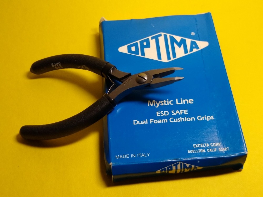 EXCELTA OPTIMA 570E Flush Cutting 5" Pliers ESD Safe with Box