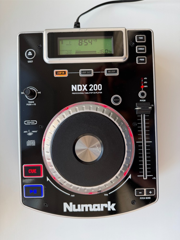 NUMARK NDX 200 DJ Professional Tabletop CDJ Player