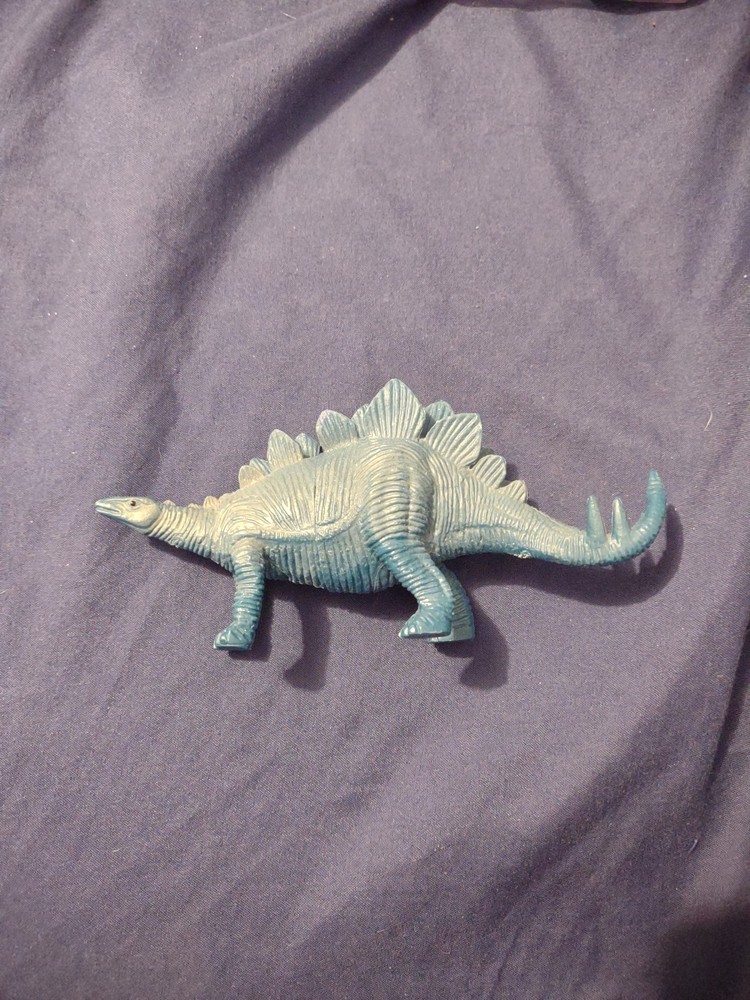 5 Inch stegosaurus Dinosaur Jurassic Figure blue Cake Topper