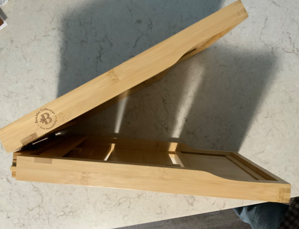 bamboo bath tray -Bambusi Collection