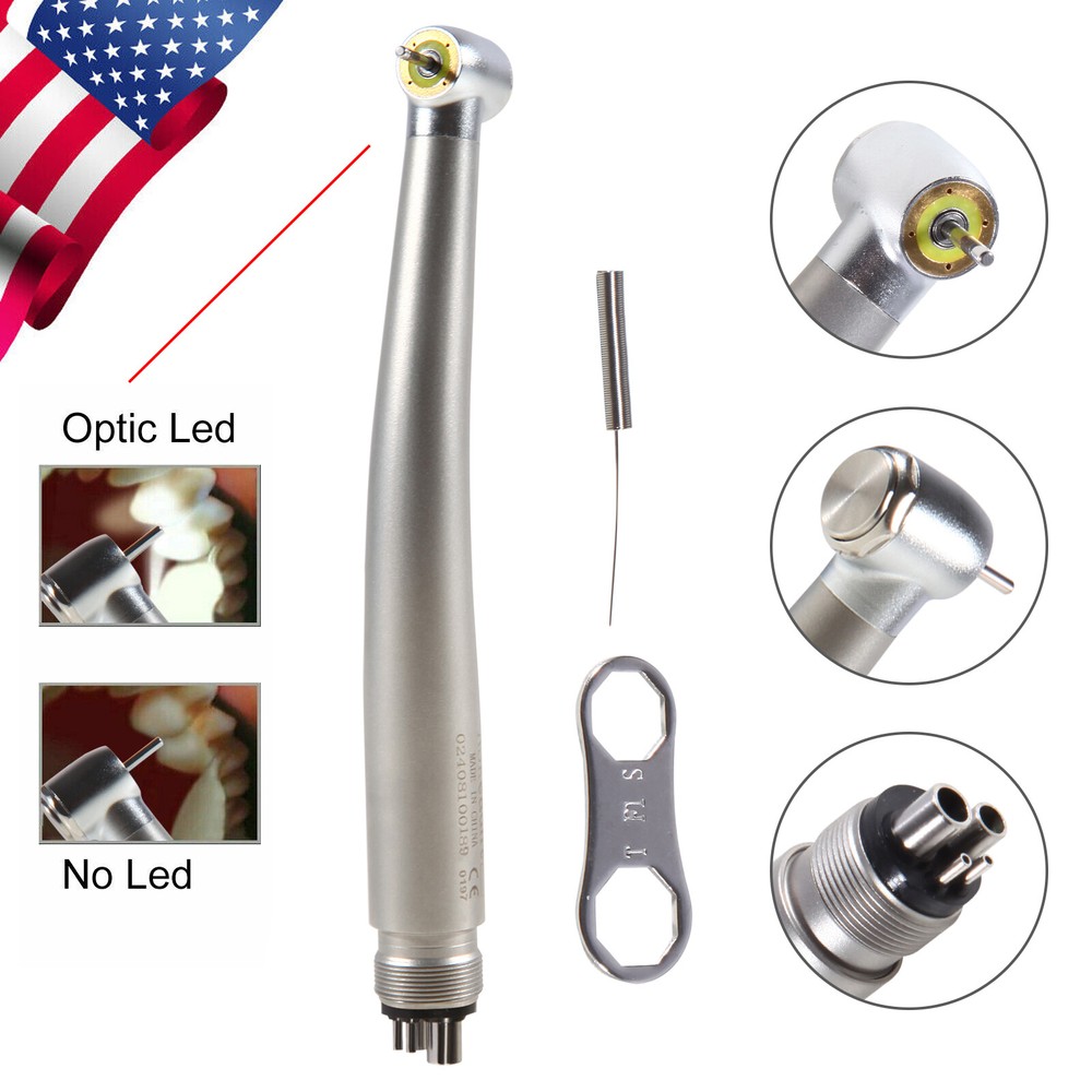 Dental Ring LED Optic High Speed Handpiece E-Generator Shadowless 4 Hole ASK st