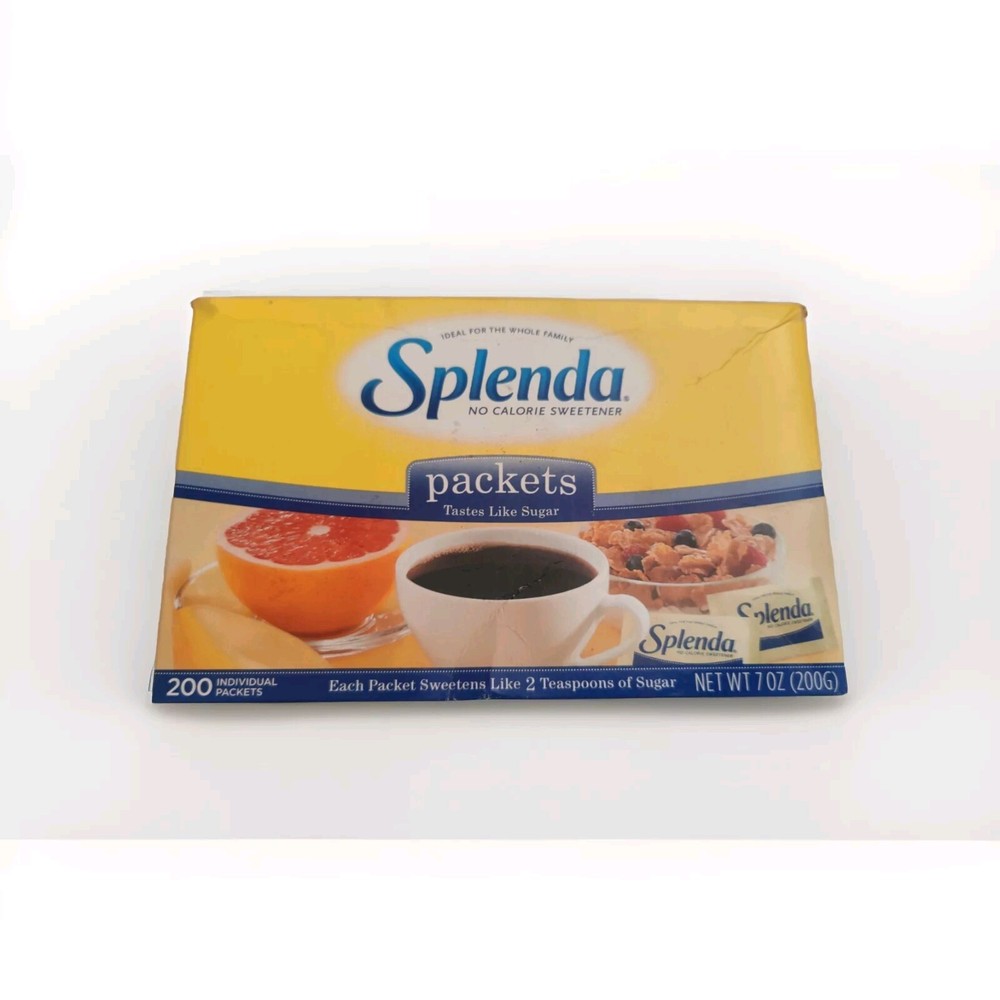 SPLENDA Zero Calorie Sweetener 200 Count Packets 7 oz Box