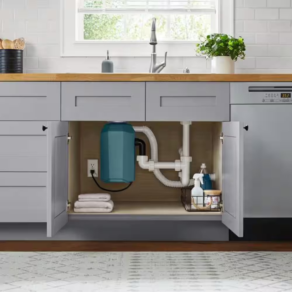 Turbo Grind Max 1-1/4 Hp. Continuous Feed Garbage Disposal with Power Cord