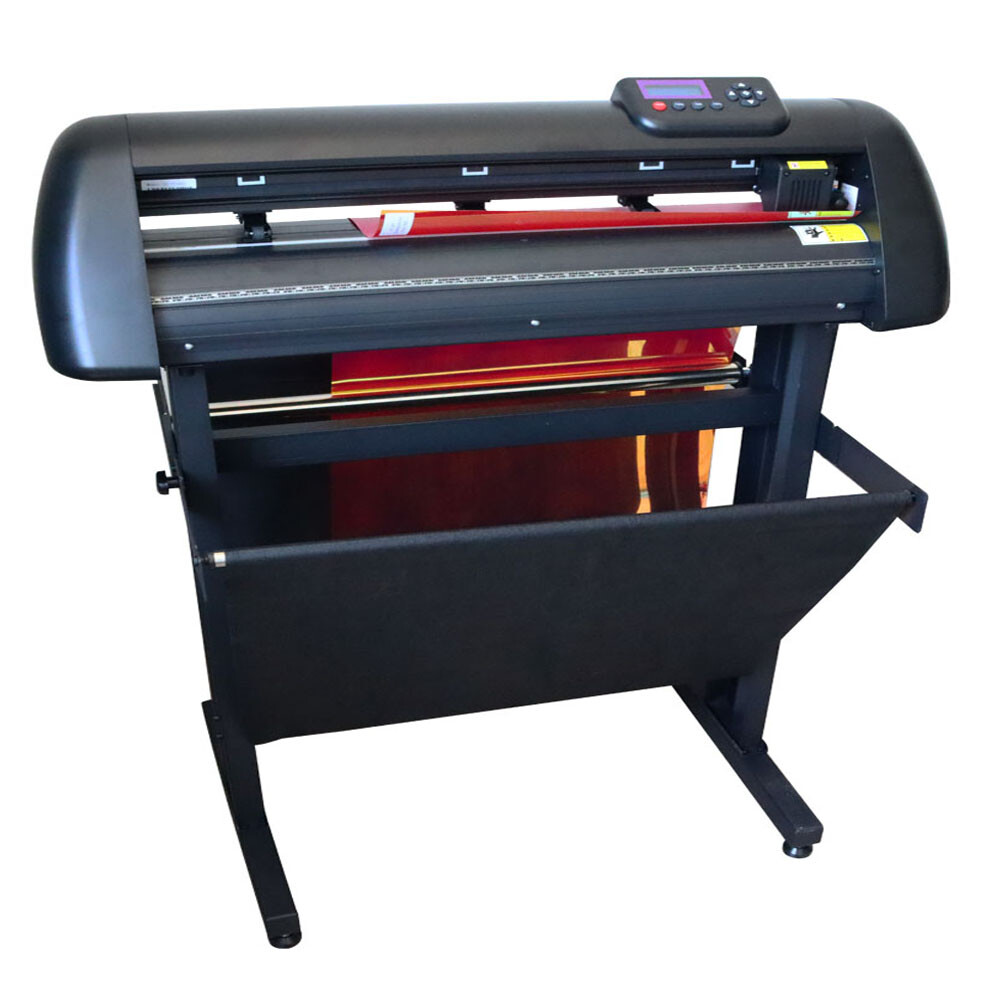 24'' Vinyl Cutter Plotter Cutting Machine w/ Automatic Contour Cutting LCD Scree