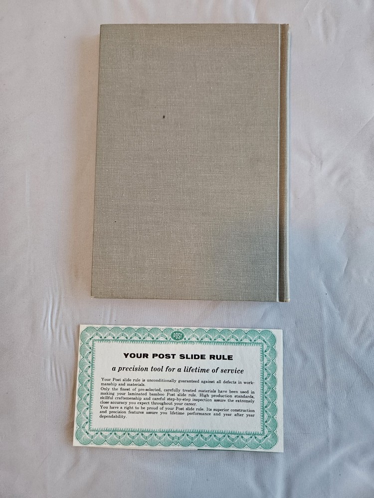 VERSALOG Slide Rule Instructions, The Frederick Post Co.