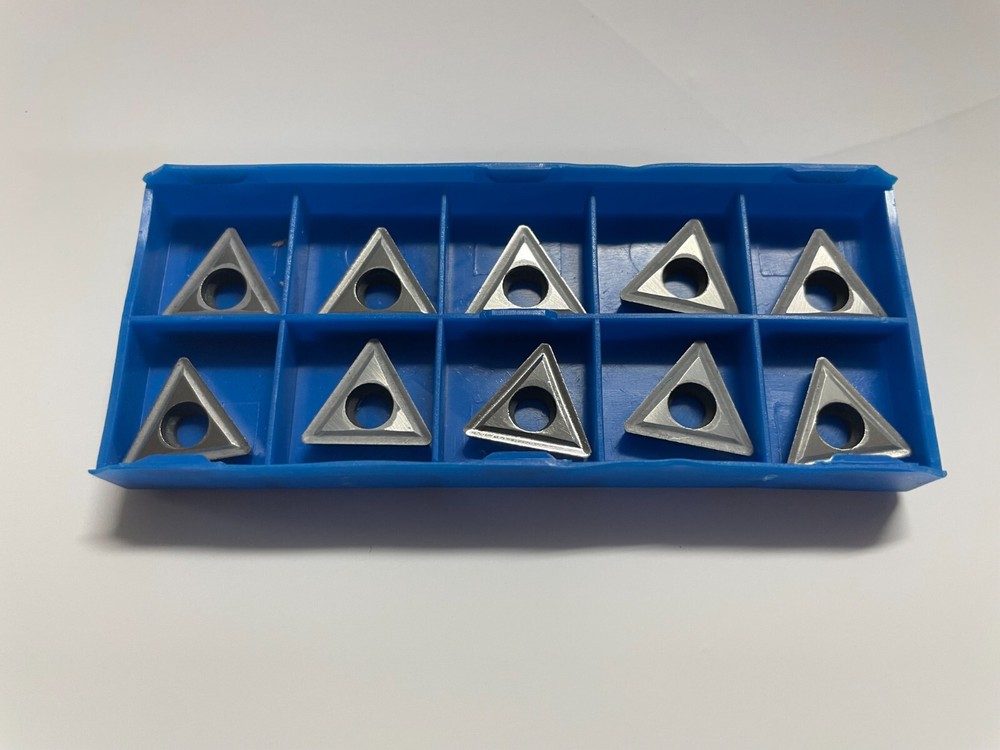 RISHET TOOLS TPGH 321 C2 Uncoated Carbide Inserts (10 PCS)