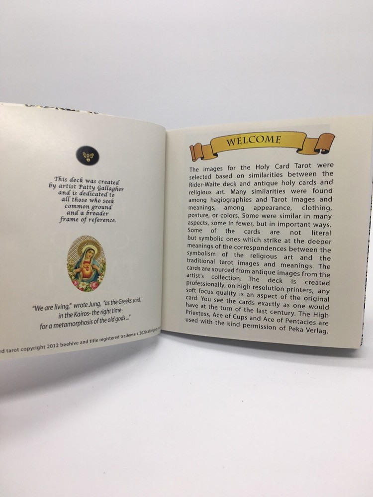 Holy Card Tarot's  NEW PRINT BOOK, "MEDITATIONS"