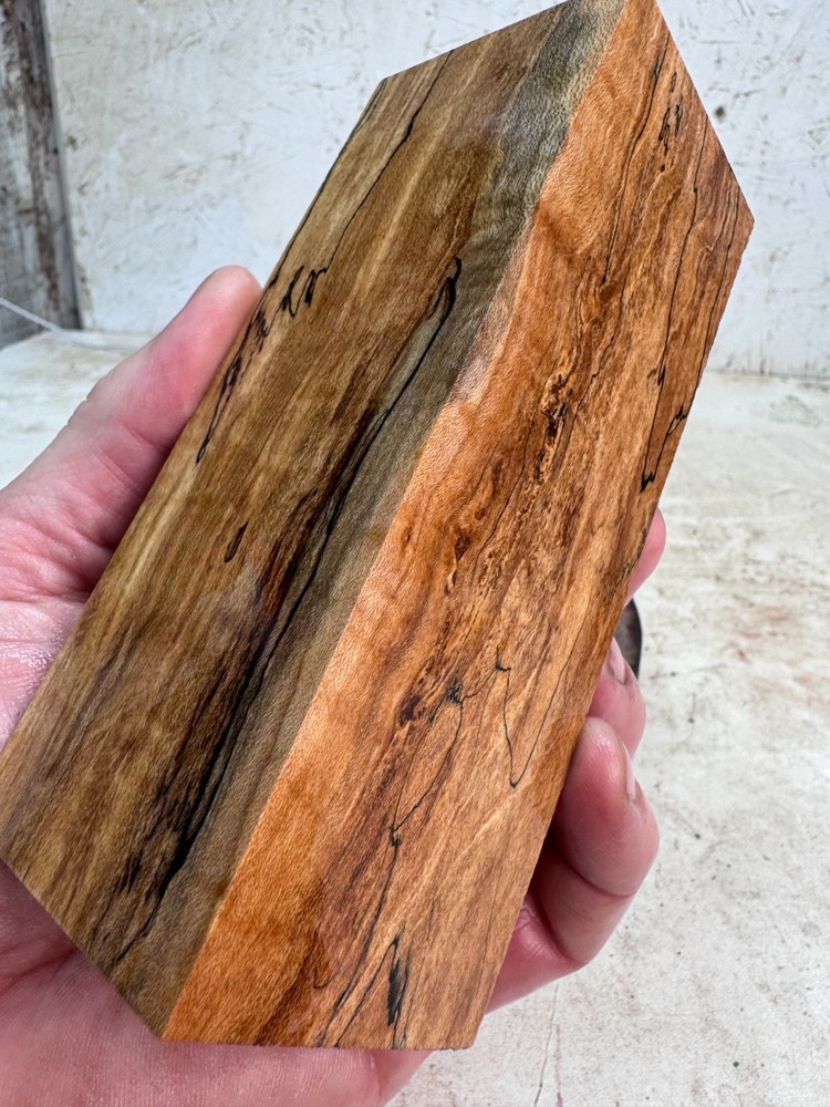 Stabilized Spalted Maple Knife Block or Turning Blank | Oversized | SSM 231