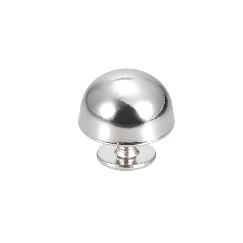12x7mm Screw Back Rivets Round Cable Head Leather Studs Silver 10 Sets