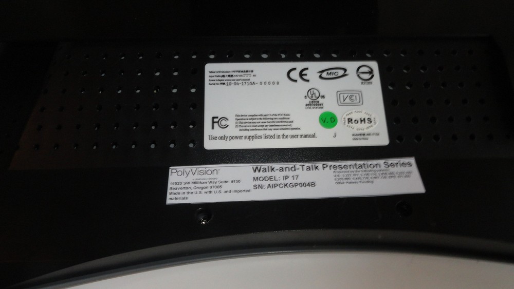 PolyView Walk and Talk Monitor - Untested