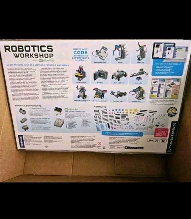 Thames & Kosmos Robotics Workshop with Micro:Bit STEM Experiment Kit- NEW