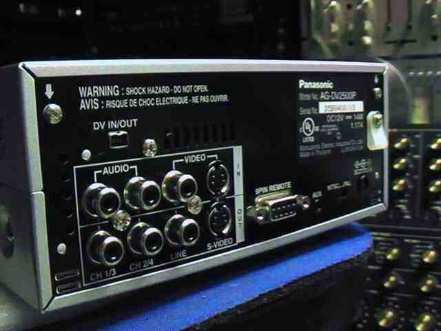 Panasonic AG-DV2500p MiniDv Player and Recorder