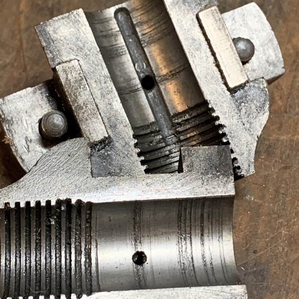 F E REED metal lathe headstcok bearing caps