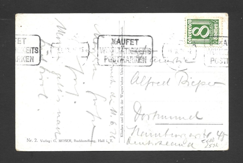 Austria early postcard. ref A262