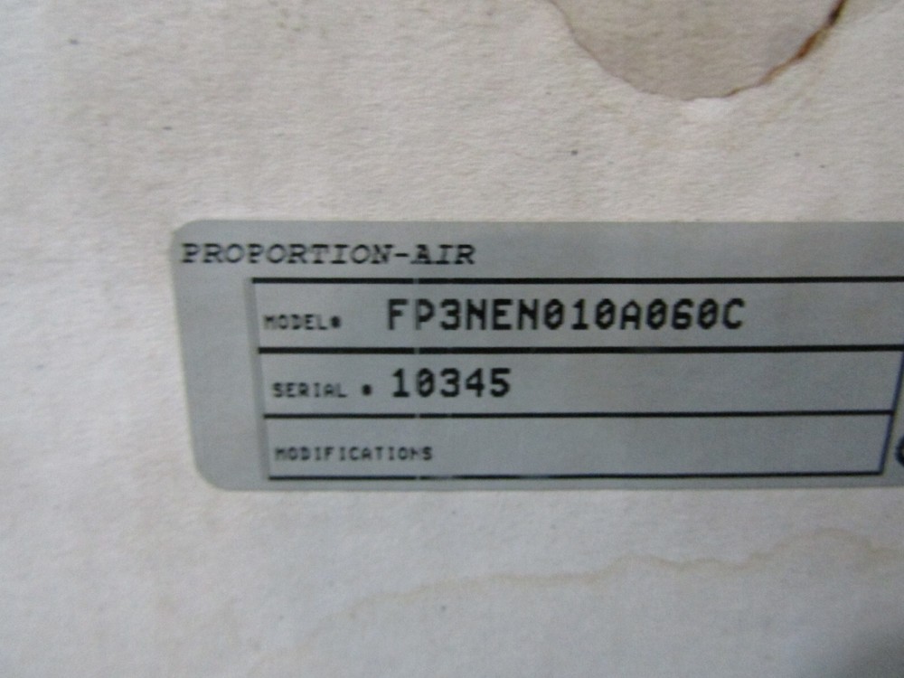 🔥NEW PROPORTION AIR FP3NEN010A060C MASS FLOW CONTROLLER 3/8"