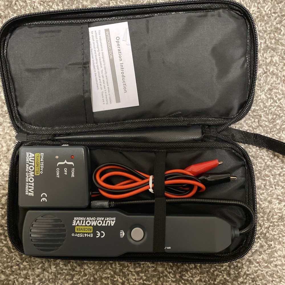 Cable Tracker  Electrical Short-Circuit Tester with Storage Bag