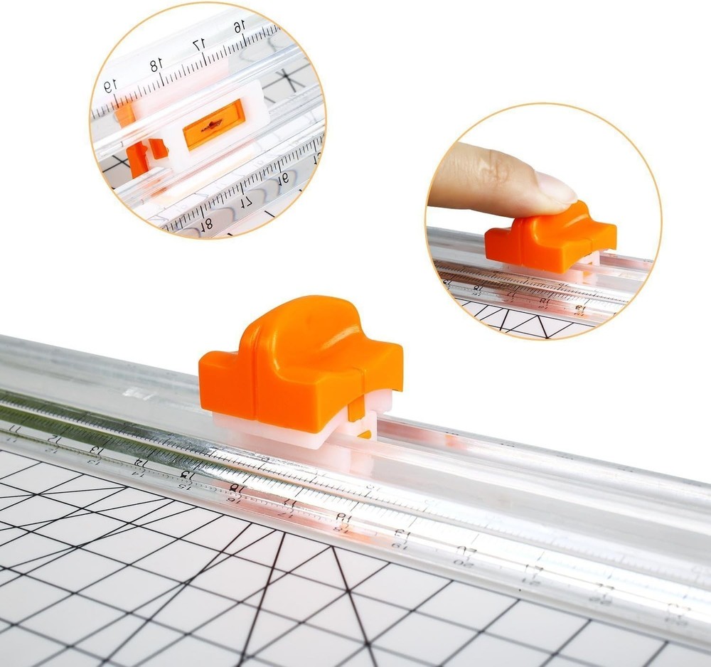 Firbon Paper Cutter Replacement Blade with Automatic Security 1-orange